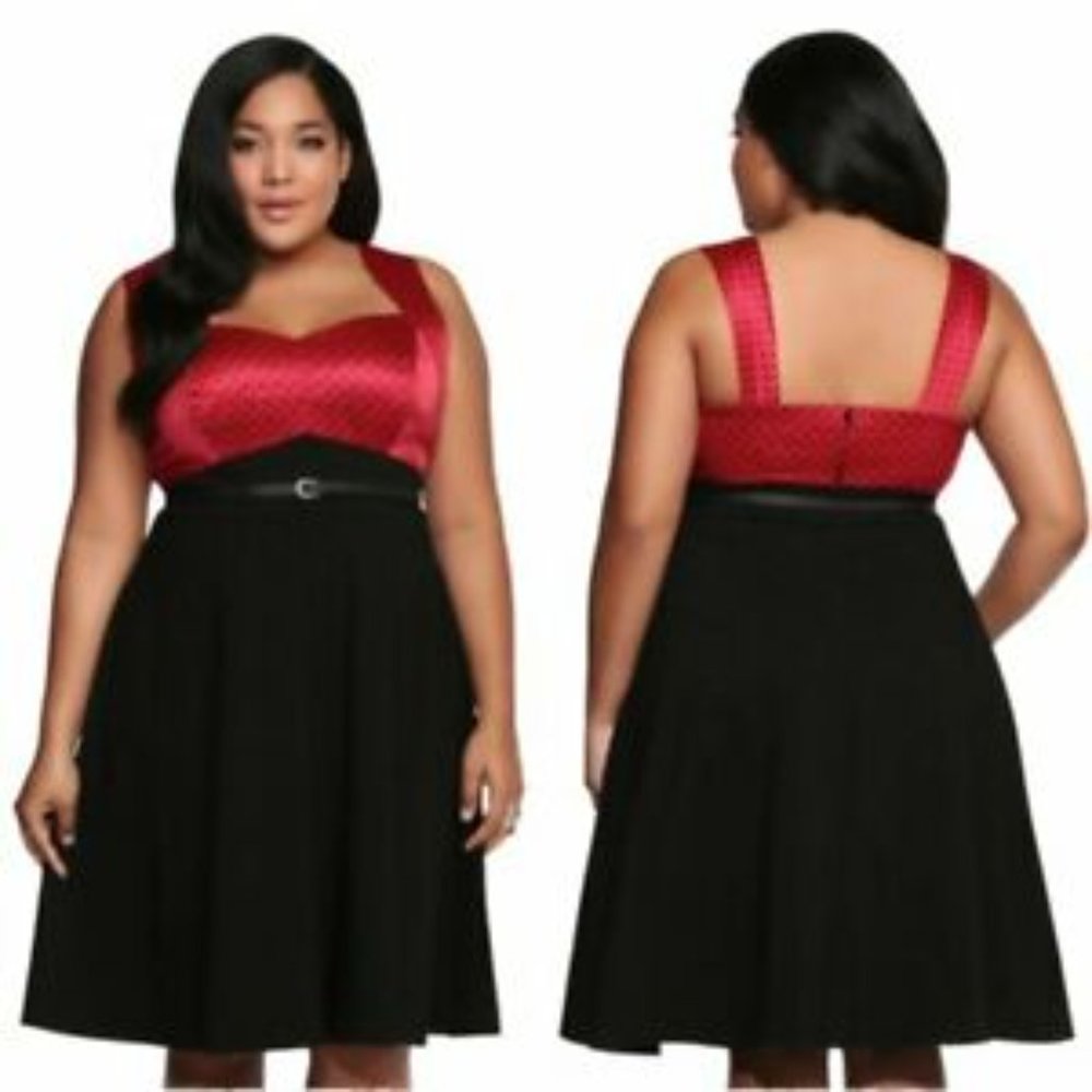 TORRID Polka Dotted Dress Size 16